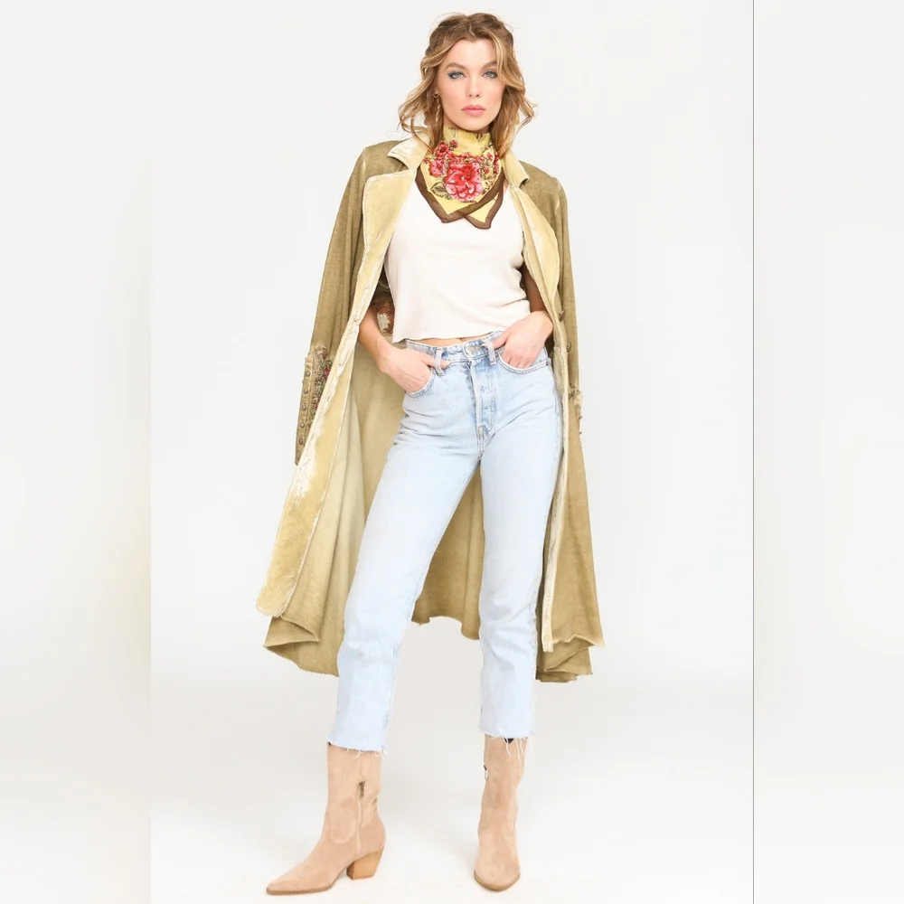 Aratta The Heart of Autumn Coat In Antique Bronze - Picture 8 of 12